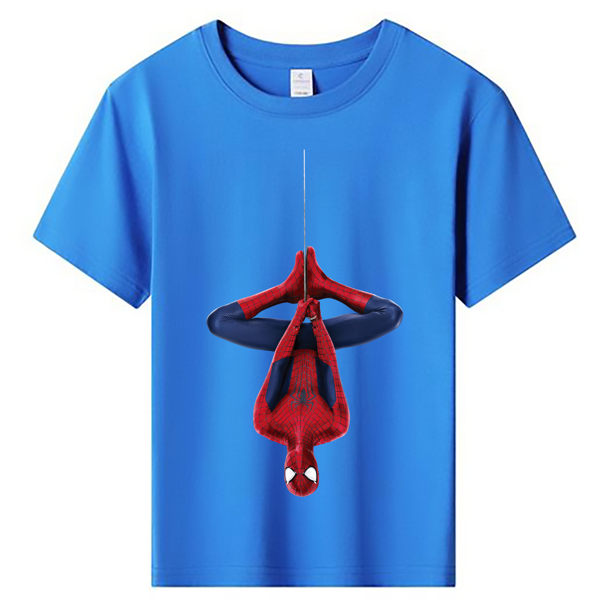 （画像用） Spider Man スパイダーマン 綿100％キッズTシャツ（フロントプリント）